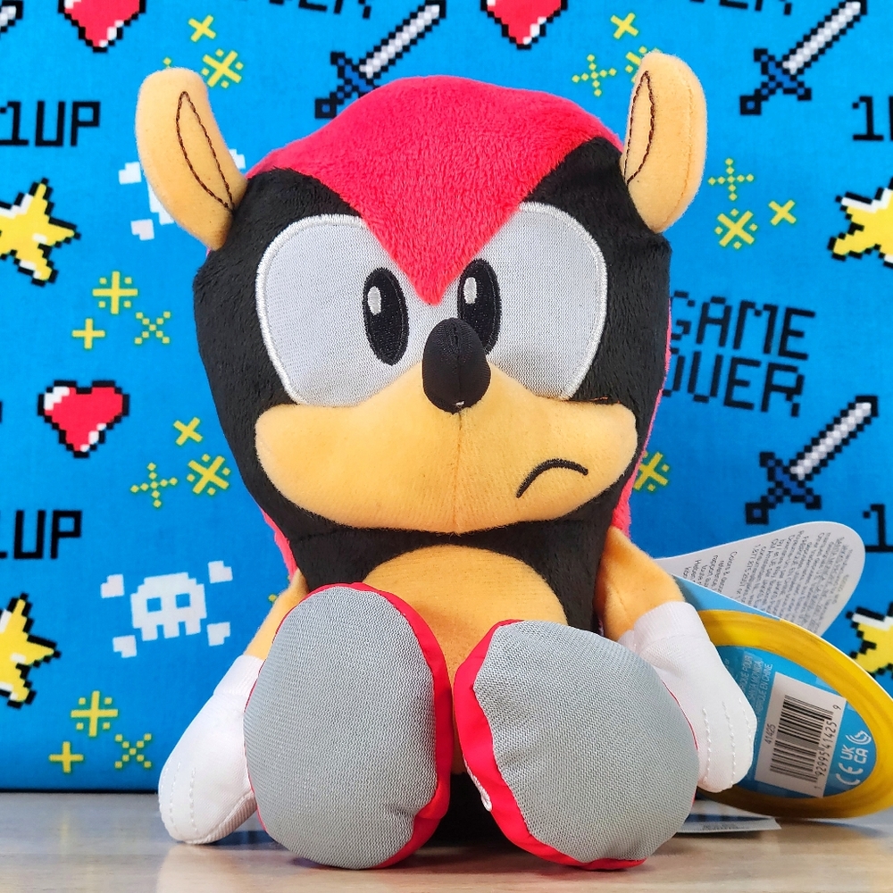 Jakks Pacific Sonic The Hedgehog MIGHTY 8" UltraSoft Sega Video Gaming Plush NWT
